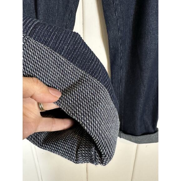 Taylor Stitch Men's The Morse Pant Rinsed Indigo Textured Stripe Size 32X32 - Picture 5 of 16